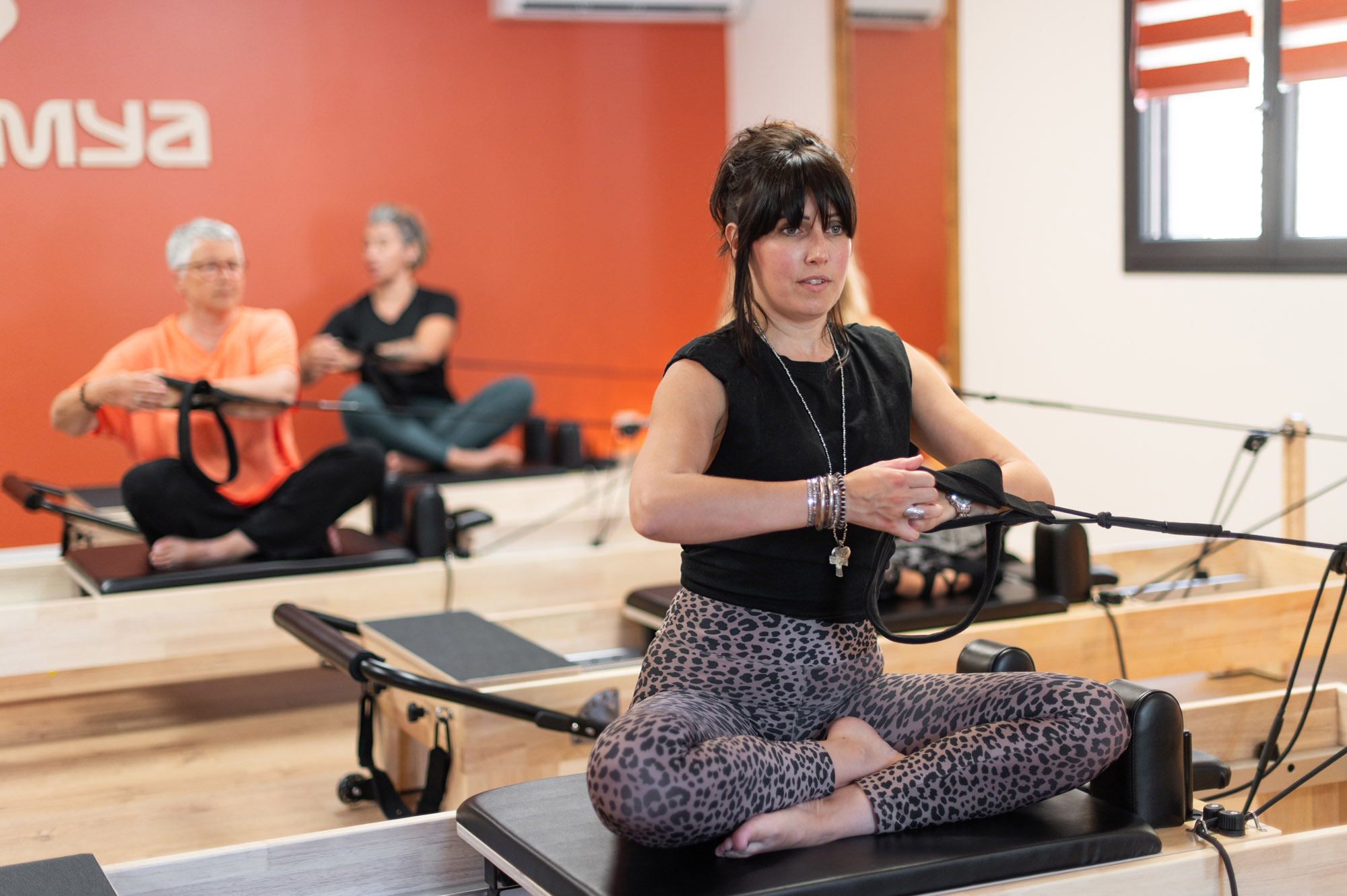 exercice renforcement pilates reformer alkimya studio club pilates sarlat